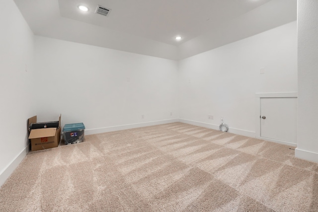 108 Laverna Ln, Hickory Creek, TX 75065 - carpeted spare room with recessed lighting and baseboards