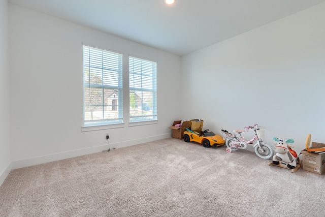 108 Laverna Ln, Hickory Creek, TX 75065 - recreation room featuring carpet and baseboards