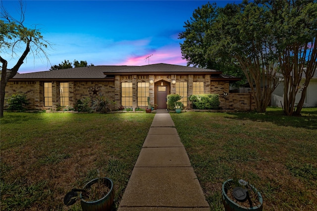 1603 Versailles Dr, Richardson, TX 75081 - view of front of property featuring a front lawn and brick siding