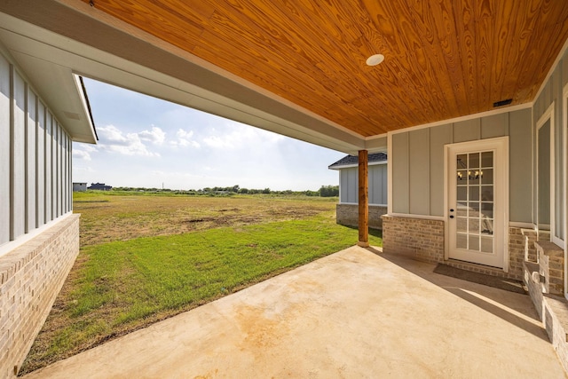 10611 Millet Ln, Venus, TX 76084 - view of green lawn featuring a patio