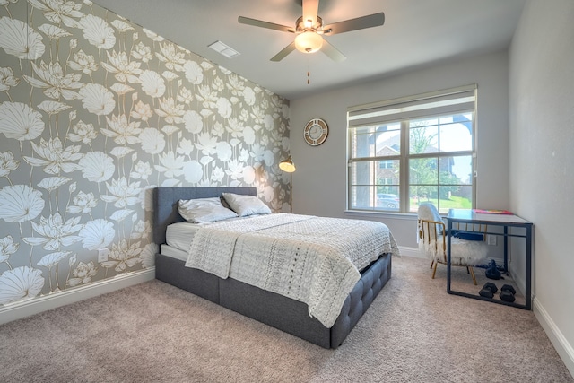 1733 Ann St, Celina, TX 75009 - carpeted bedroom with baseboards and ceiling fan