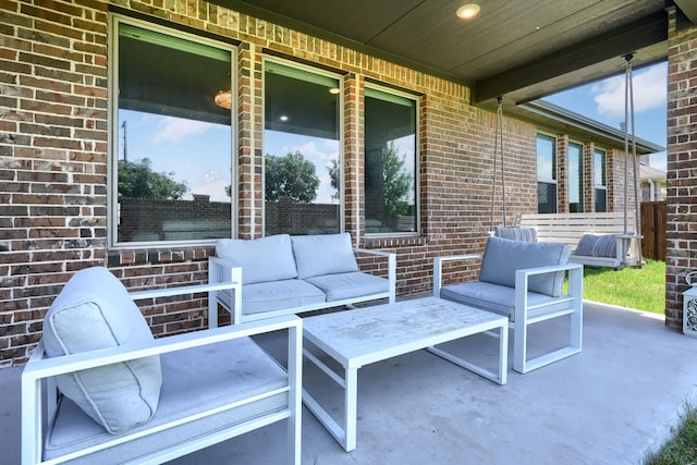 1733 Ann St, Celina, TX 75009 - view of patio / terrace featuring an outdoor living space