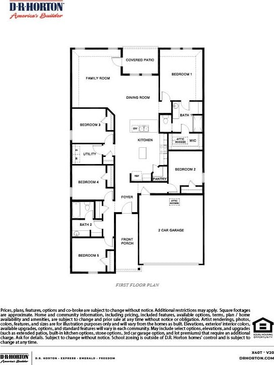 504 Drake Dr, Ferris, TX 75125 - view of property floor plan