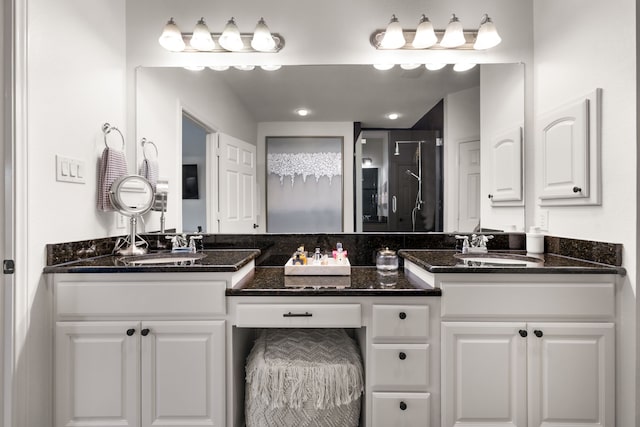 2408 Wild Cherry Way, Dallas, TX 75206 - full bath featuring a shower stall and vanity