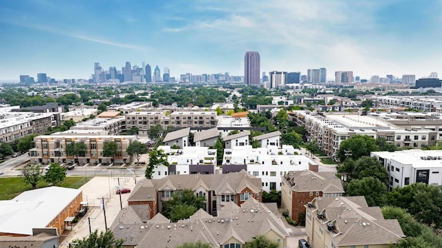 2408 Wild Cherry Way, Dallas, TX 75206 - bird's eye view of skyline