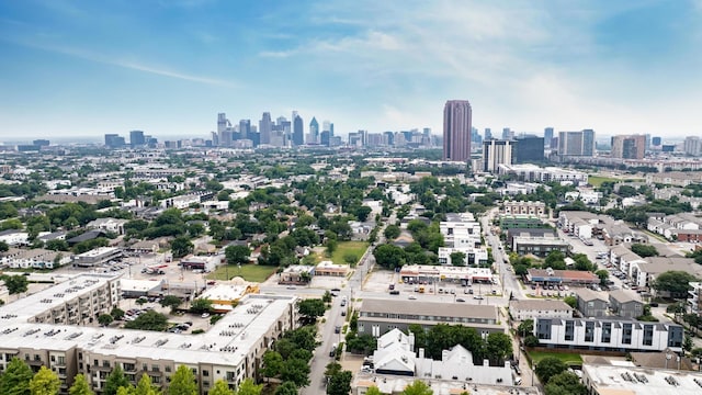 2408 Wild Cherry Way, Dallas, TX 75206 - bird's eye view of city skyline