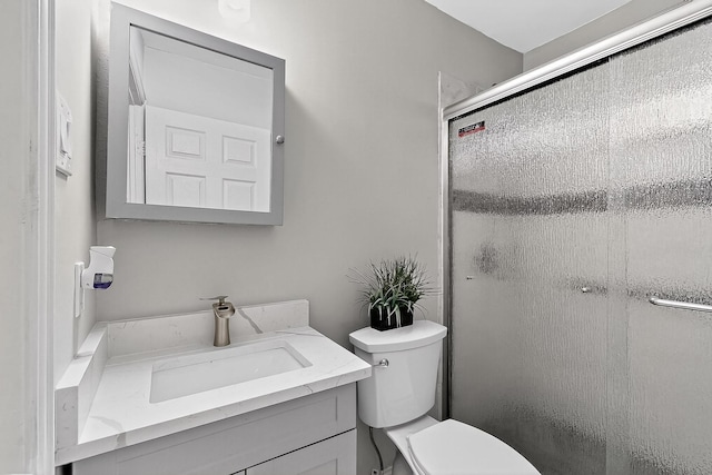 3039 Dutton Dr, Dallas, TX 75211 - full bath with vanity, toilet, and an enclosed shower