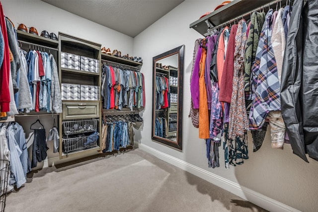 9820 Surveyor Rd, Little Elm, TX 75068 - walk in closet with carpet flooring