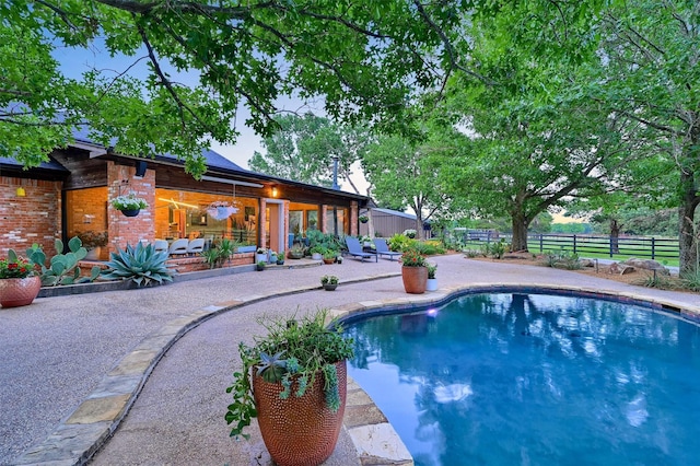 4034 Fm 2645, Savoy, TX 75479 - view of swimming pool with a patio