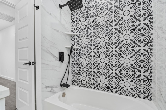 214 Betty Dr, Richardson, TX 75081 - bathroom featuring shower / bath combination