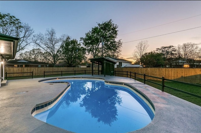 214 Betty Dr, Richardson, TX 75081 - view of swimming pool featuring a fenced backyard and a patio