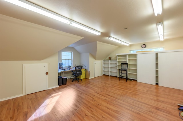 17889 County Road 134, Flint, TX 75762 - office area with wood finished floors and lofted ceiling