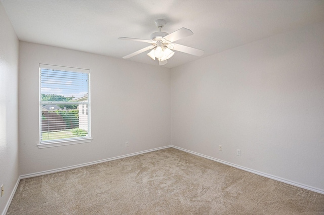 2109 Timber Cove Ct, Weatherford, TX 76087 - carpeted empty room with baseboards and ceiling fan