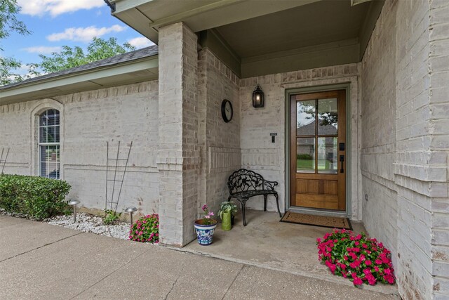 213 Redwood Ct, Keller, TX 76248 - view of exterior entry with brick siding