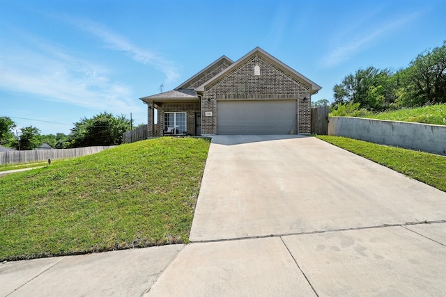 2901 18th St, Fort Worth, TX 76106 - view of front of home featuring brick siding, an attached garage, and driveway