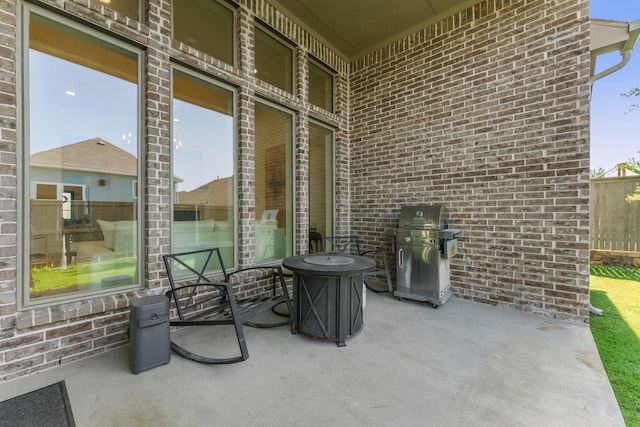 2241 Robin Way, Northlake, TX 76247 - view of patio / terrace featuring grilling area