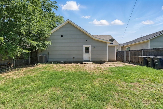 5608 Humbert Ave, Fort Worth, TX 76107 - back of house featuring central AC unit