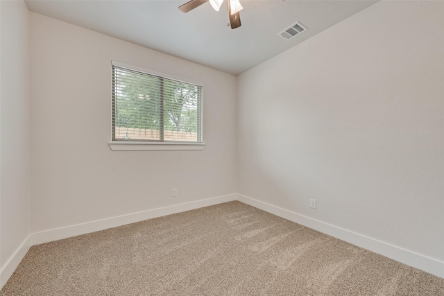 137 Willow Ln, Roanoke, TX 76262 - unfurnished room featuring light carpet, ceiling fan, and baseboards