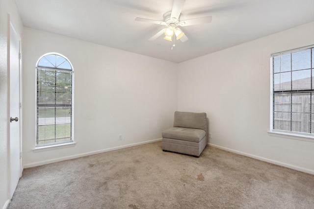 713 Loganwood Dr, Royse City, TX 75189 - unfurnished room featuring carpet flooring, baseboards, and ceiling fan