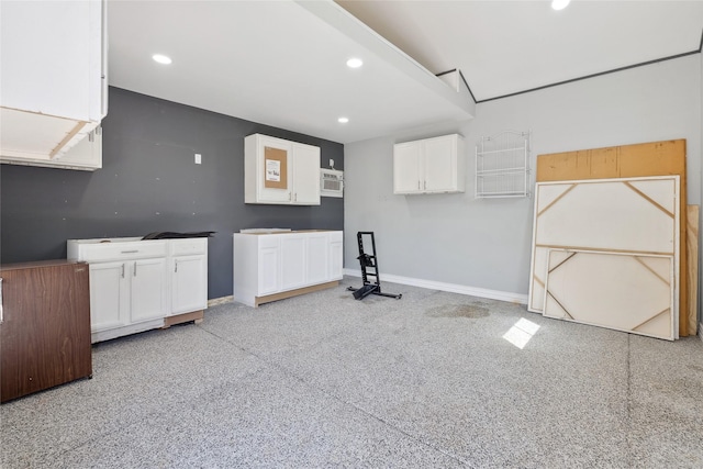 2425 Misty Ln, Carrollton, TX 75006 - below grade area featuring baseboards and recessed lighting