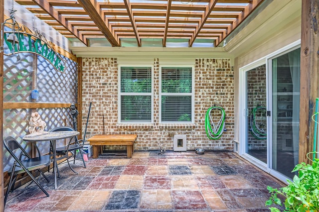 8745 Twin Pines Ln, Frisco, TX 75036 - view of patio with a pergola