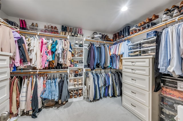4017 Piedmont Rd, Fort Worth, TX 76116 - walk in closet featuring carpet flooring