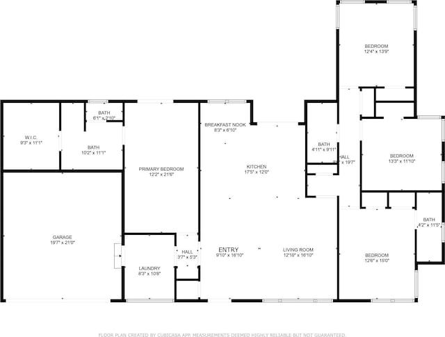 4017 Piedmont Rd, Fort Worth, TX 76116 - floor plan / room layout