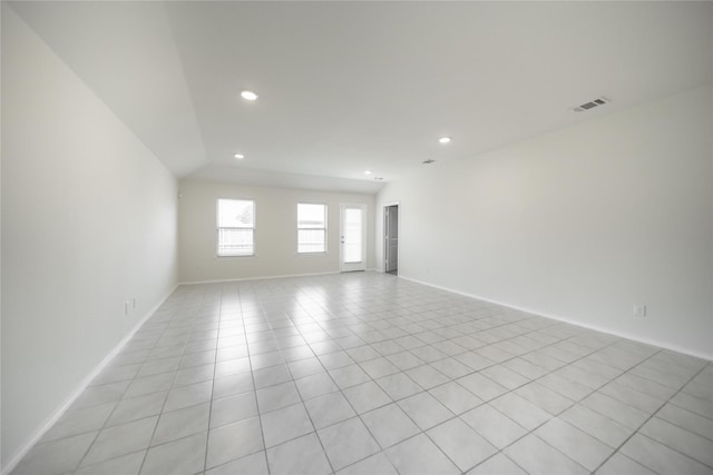 708 Rustic Meadows Trl, Princeton, TX 75407 - spare room featuring recessed lighting, baseboards, and light tile patterned floors