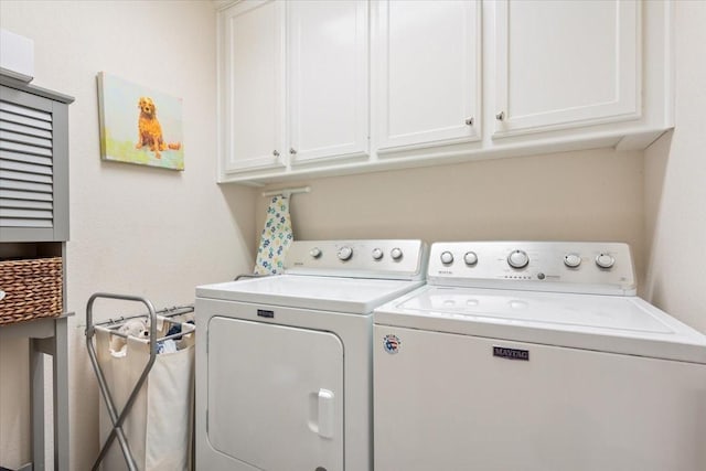 713 Tahoe Trl, Hewitt, TX 76643 - washroom with washer and clothes dryer and cabinet space