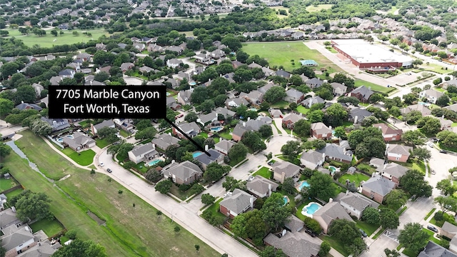 7705 Marble Canyon Ct, Fort Worth, TX 76137 - aerial perspective of suburban area