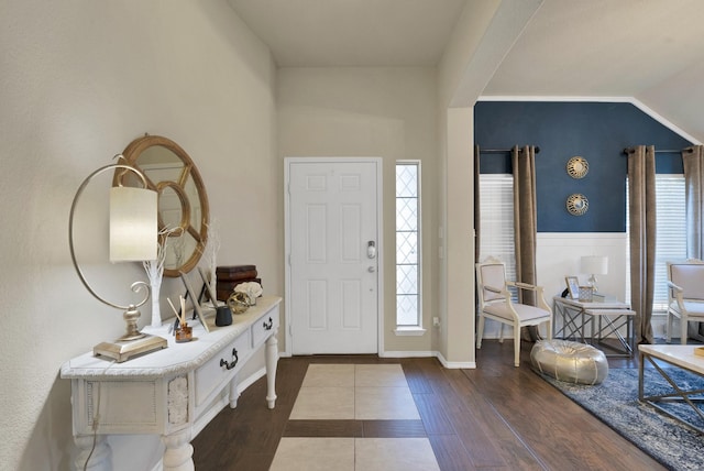 11913 Bellegrove Rd, Burleson, TX 76028 - entryway with dark wood-style floors