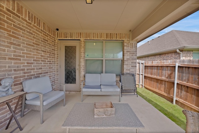 11913 Bellegrove Rd, Burleson, TX 76028 - view of patio / terrace with an outdoor living space