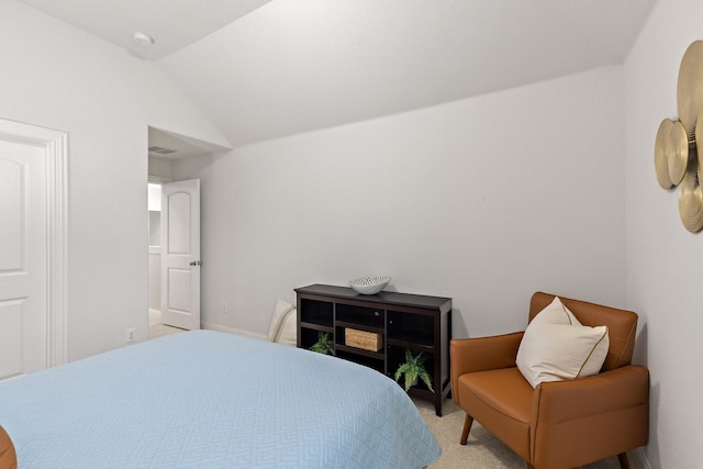 2851 Clearwater Dr, Prosper, TX 75078 - bedroom featuring lofted ceiling and light colored carpet