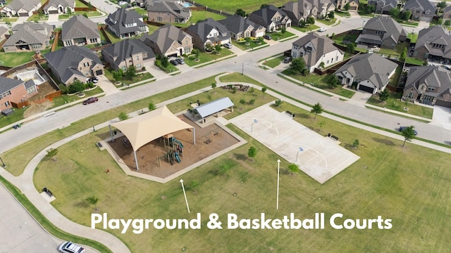 2851 Clearwater Dr, Prosper, TX 75078 - aerial overview of property's location featuring nearby suburban area