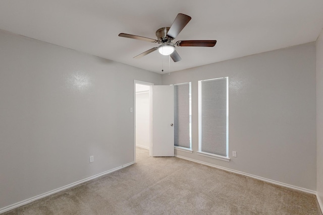 1723 Overbrook Dr, Arlington, TX 76014 - carpeted empty room with a ceiling fan and baseboards