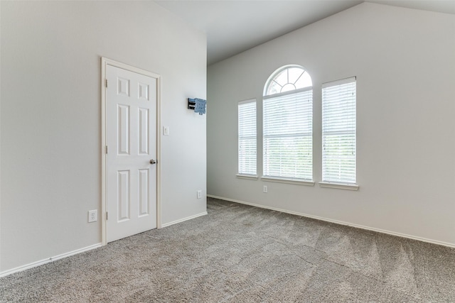 13274 Bayfield Dr, Frisco, TX 75033 - carpeted spare room with vaulted ceiling and baseboards