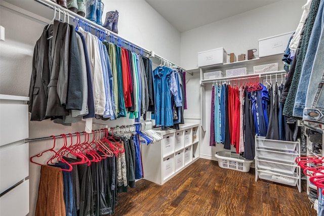 15630 Stonebridge Dr, Frisco, TX 75035 - spacious closet featuring wood finished floors