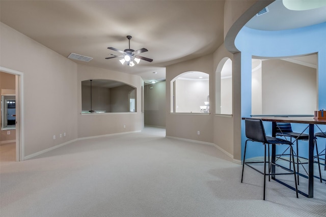 15630 Stonebridge Dr, Frisco, TX 75035 - carpeted empty room with a ceiling fan and baseboards