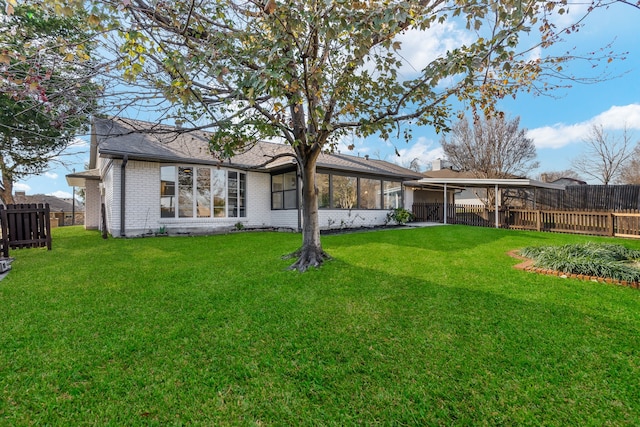 2005 Westshore Dr, Garland, TX 75043 - back of property with brick siding and roof with shingles