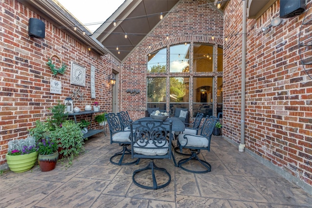 2758 Sharlis Dr, Frisco, TX 75036 - view of patio featuring outdoor dining space