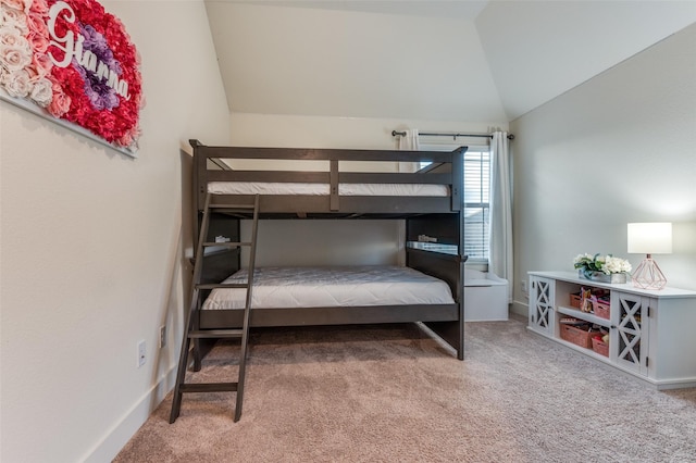1405 Thunder Dove Dr, Mansfield, TX 76084 - carpeted bedroom featuring vaulted ceiling and baseboards