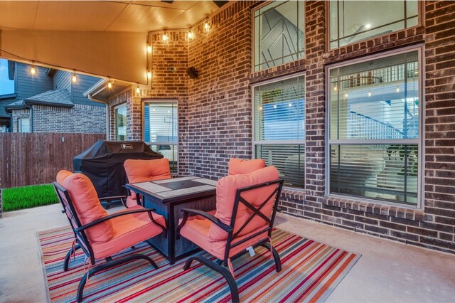 1405 Thunder Dove Dr, Mansfield, TX 76084 - view of patio with a grill
