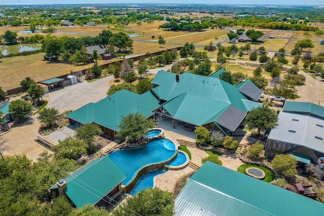 14250 Chaparral Ln, Roanoke, TX 76262 - drone / aerial view of a pool