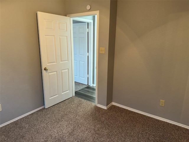 1512 Straus Rd, Cedar Hill, TX 75104 - spare room featuring dark colored carpet and baseboards