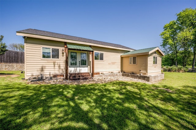 140 Daisey Ln, Justin, TX 76247 - rear view of property featuring entry steps