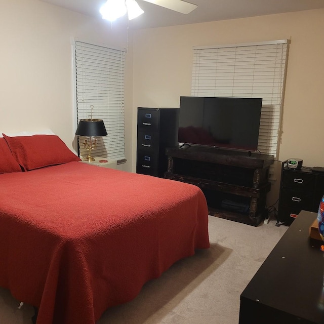 1509 W Hull St, Denison, TX 75020 - carpeted bedroom with a ceiling fan