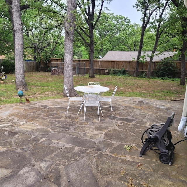1509 W Hull St, Denison, TX 75020 - view of patio featuring outdoor dining area