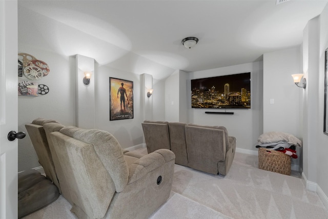 760 Ascot Ct, Prosper, TX 75078 - home theater room featuring light carpet and baseboards