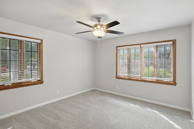 4900 Vega Ct E, Fort Worth, TX 76133 - carpeted empty room featuring a ceiling fan and baseboards
