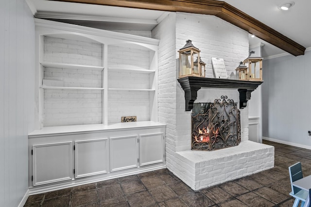 339 County Road 4315, Naples, TX 75568 - detailed view of a brick fireplace